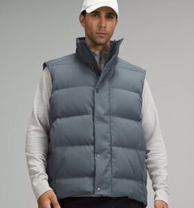 Lululemon Wunder Puff Vest *Tech Canvas Steel Blue Like New